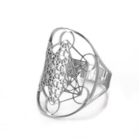 Bague Ajustable Métatron - Argent - L'Arbre des Chakras