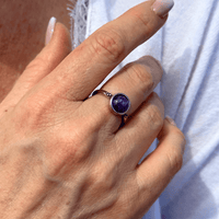 Bague "Aura de Paix" en Améthyste -  - L'Arbre des Chakras