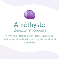 Bague "Harmonie Purificatrice" en Améthyste -  - L'Arbre des Chakras