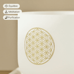 Bol Chantant en Cristal de Quartz "Fleur de Vie" -  - L'Arbre des Chakras