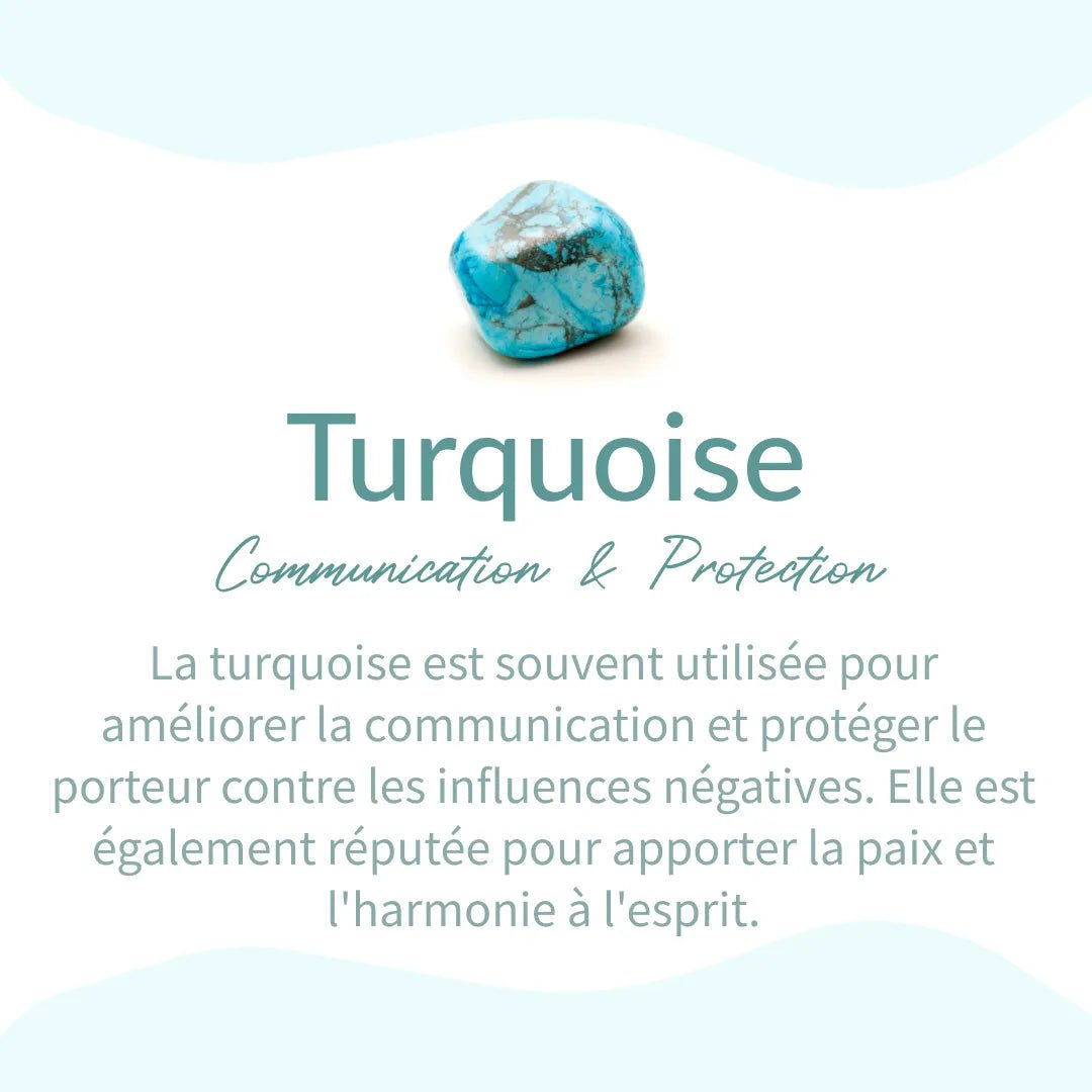 Boucles d'Oreilles en Turquoise -  - L'Arbre des Chakras