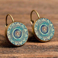 Boucles d'Oreilles "Mandala" - Bronze - L'Arbre des Chakras