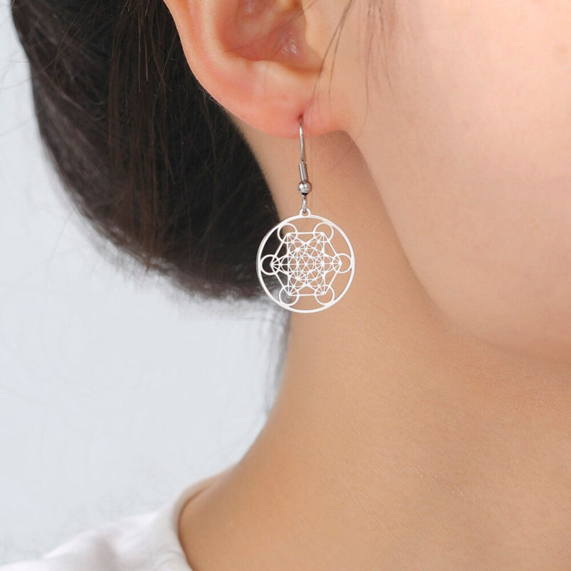 Boucles d'Oreilles Métatron -  - L'Arbre des Chakras