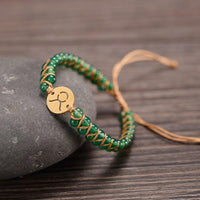 Bracelet Tressé "12 Constellations" en Pierres Naturelles - Taureau - Aventurine - L'Arbre des Chakras