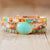 Bracelet Wrap "Douceur & Apaisement" en Amazonite - Default Title - L'Arbre des Chakras