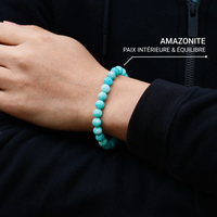 Bracelet "Océan Paisible" en Amazonite Haute Qualité -  - L'Arbre des Chakras