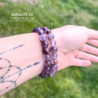 Bracelet "Âme de Lumière" en Auralite 23 -  - L'Arbre des Chakras