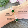 Bracelet "Chance & Opportunité" en Aventurine, Citrine, Quartz Rose & Cristal Clair -  - L'Arbre des Chakras