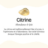 Bague "Rayon de Joie" en Citrine