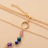 Collier Double "Cascade des 7 Chakras" -  - L'Arbre des Chakras