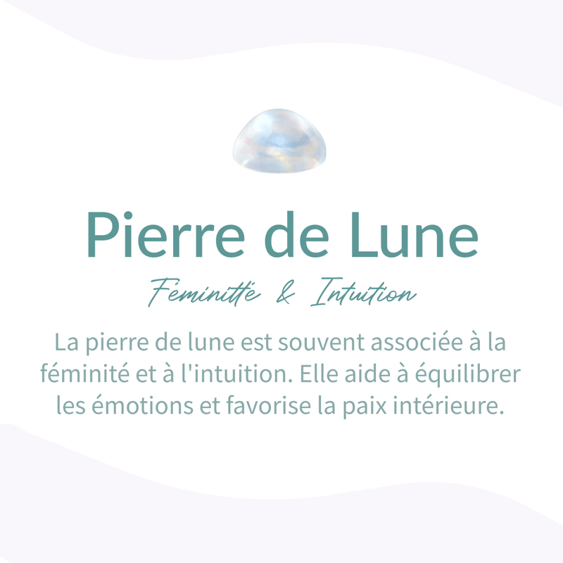 Ensemble "Équilibre Intérieur" en Améthyste, Pierre de Lune, Lapis-Lazuli & Aigue-Marine -  - L'Arbre des Chakras