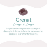 Bracelet Premium "Souffle de Vie" en Cornaline, Grenat & Pierre de Soleil - - L'Arbre des Chakras