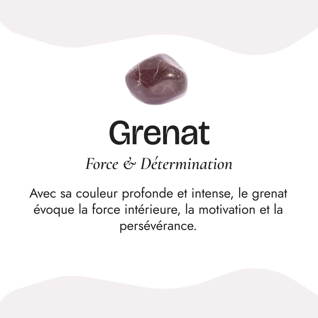 Bracelet Premium "Flamme Ardente" en Grenat, Œil de Taureau & Obsidienne noire - - L'Arbre des Chakras