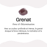 Bracelet Premium "Flamme Ardente" en Grenat, Œil de Taureau & Obsidienne noire - - L'Arbre des Chakras