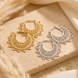 Boucles d'Oreilles "Sundari" - - L'Arbre des Chakras
