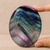 Galet "Mémoire & Sérénité" en  Fluorite Arc en Ciel