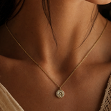 Collier Fleur de Lotus Dorée "Calme Retrouvé" - - L'Arbre des Chakras