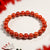 Bracelet "Énergie Vitale" en Jaspe Rouge - 6mm / 17cm - L'Arbre des Chakras