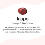 Boucles d'Oreilles "Kaya" en Jaspe Rouge ou Agate Noire - - L'Arbre des Chakras