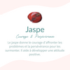 Boucles d’Oreilles Pendantes en Jaspe Rouge -  - L'Arbre des Chakras