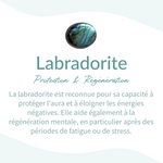 Pendentif "Paix Profonde" en Labradorite - - L'Arbre des Chakras