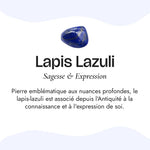 Pendentif Goutte “Œil de Sérénité” en Lapis Lazuli - - L'Arbre des Chakras