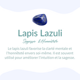 Pendentif Goutte “Œil de Sérénité” en Lapis Lazuli - - L'Arbre des Chakras
