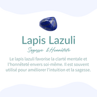 Bracelet Mala "Acceptation" en Chrysocolle, Lapis Lazuli & Amazonite -  - L'Arbre des Chakras