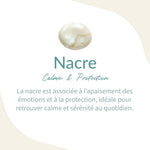 Pendentif Trèfle "Éclat de Chance" en Nacre - - L'Arbre des Chakras