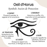 Pendentif Orgonite "Œil Égyptien" en Éclats de Pierres - - L'Arbre des Chakras