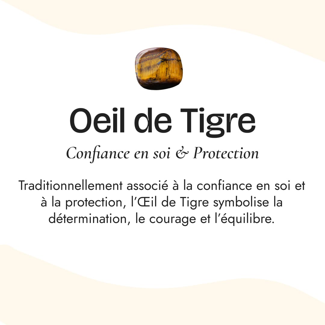Bague “Mandala Protecteur” en Œil de Tigre - - L'Arbre des Chakras