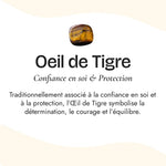 Bague “Mandala Protecteur” en Œil de Tigre - - L'Arbre des Chakras