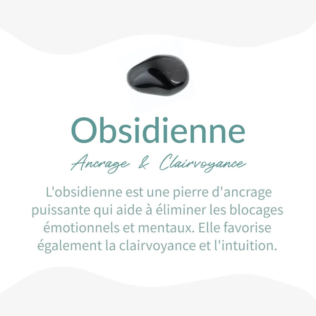 Orgonite "Cassiel" en Obsidienne Noire & Œil de Tigre - - L'Arbre des Chakras