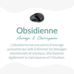 Orgonite "Cassiel" en Obsidienne Noire & Œil de Tigre - - L'Arbre des Chakras