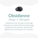 Orgonite "Cassiel" en Obsidienne Noire & Œil de Tigre - - L'Arbre des Chakras