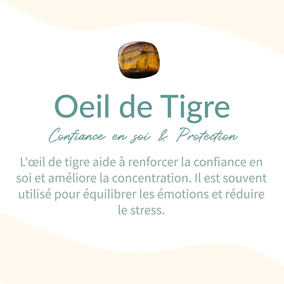 Orgonite "Arbre de Vie Renaissant" en Oeil de Tigre & Obsidienne -  - L'Arbre des Chakras