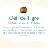 Orgonite "Arbre de Vie Renaissant" en Oeil de Tigre & Obsidienne -  - L'Arbre des Chakras