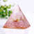 Orgonite "Ouverture du Coeur" en Quartz Rose -  - L'Arbre des Chakras