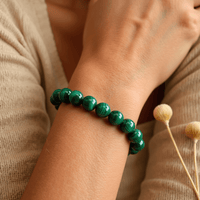 Bracelet "Purification" en Malachite Véritable -  - L'Arbre des Chakras