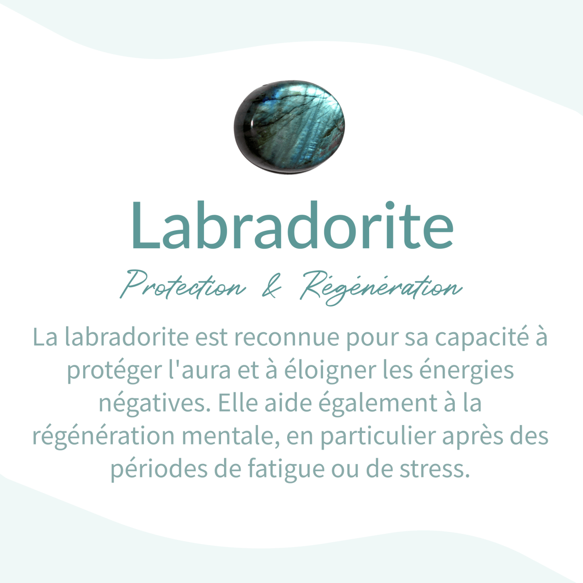 Pendentif "Protecteur d'Aura" en Labradorite -  - L'Arbre des Chakras