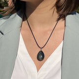 Pendentif en Obsidienne Oeil Céleste -  - L'Arbre des Chakras