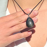 Pendentif en Obsidienne Oeil Céleste -  - L'Arbre des Chakras