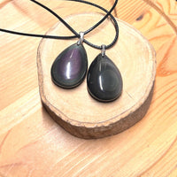 Pendentif en Obsidienne Oeil Céleste -  - L'Arbre des Chakras