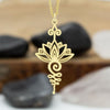 Pendentif "Lotus Unalome" - Or - L'Arbre des Chakras