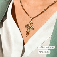 Pendentif "Lotus Unalome" -  - L'Arbre des Chakras