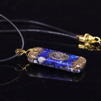 Pendentif Orgonite "Énergie Cosmique" en Lapis Lazuli -  - L'Arbre des Chakras