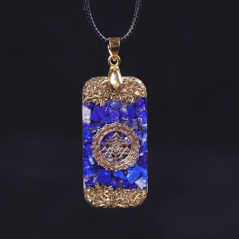 Pendentif Orgonite &quot;Énergie Cosmique&quot; en Lapis Lazuli - Default Title - L&#39;Arbre des Chakras