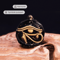 Pendentif Orgonite Oeil d'Horus en Pierres Naturelles -  - L'Arbre des Chakras