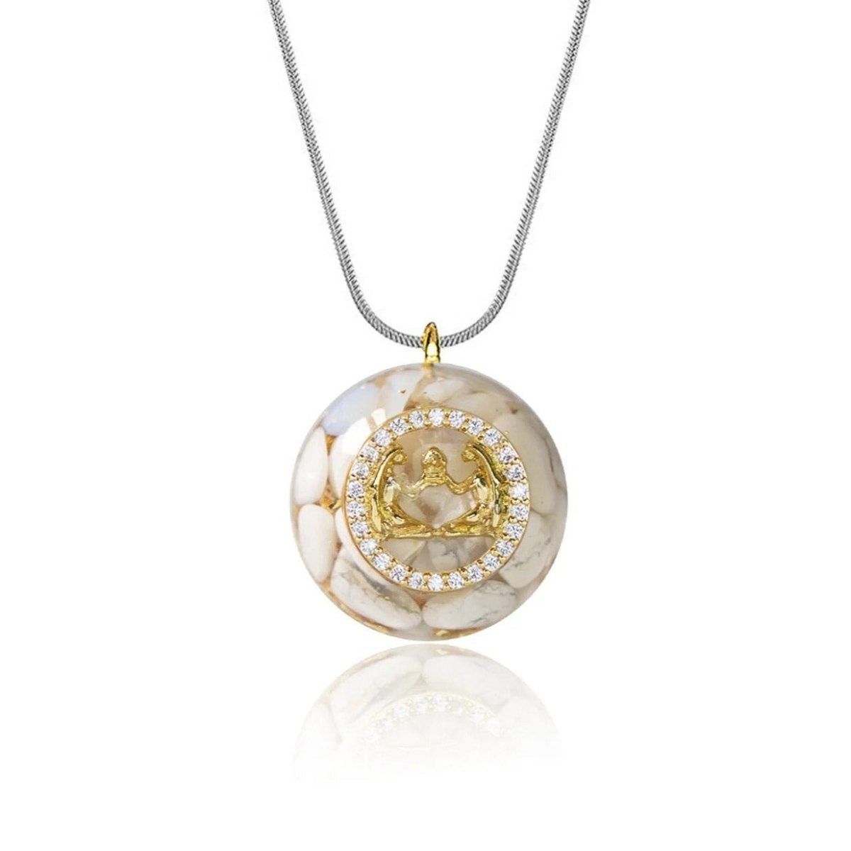 Pendentif Orgonite "Signe Astrologique" en Pierre Naturelle - - L'Arbre des Chakras