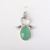 Pendentif Petit Ange et sa Pierre Naturelle - Aventurine - L'Arbre des Chakras